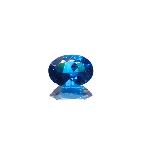 ディープブルーアパタイト  マダガスカル産 0.66ct[230421663]6.8x5mm前後