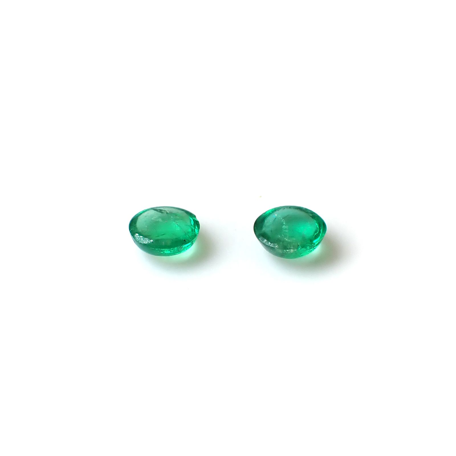 ◇ペアセット◇エメラルド コロンビア産 0.33ct(2pcs合計) [250430241]3.7x3.7mm前後