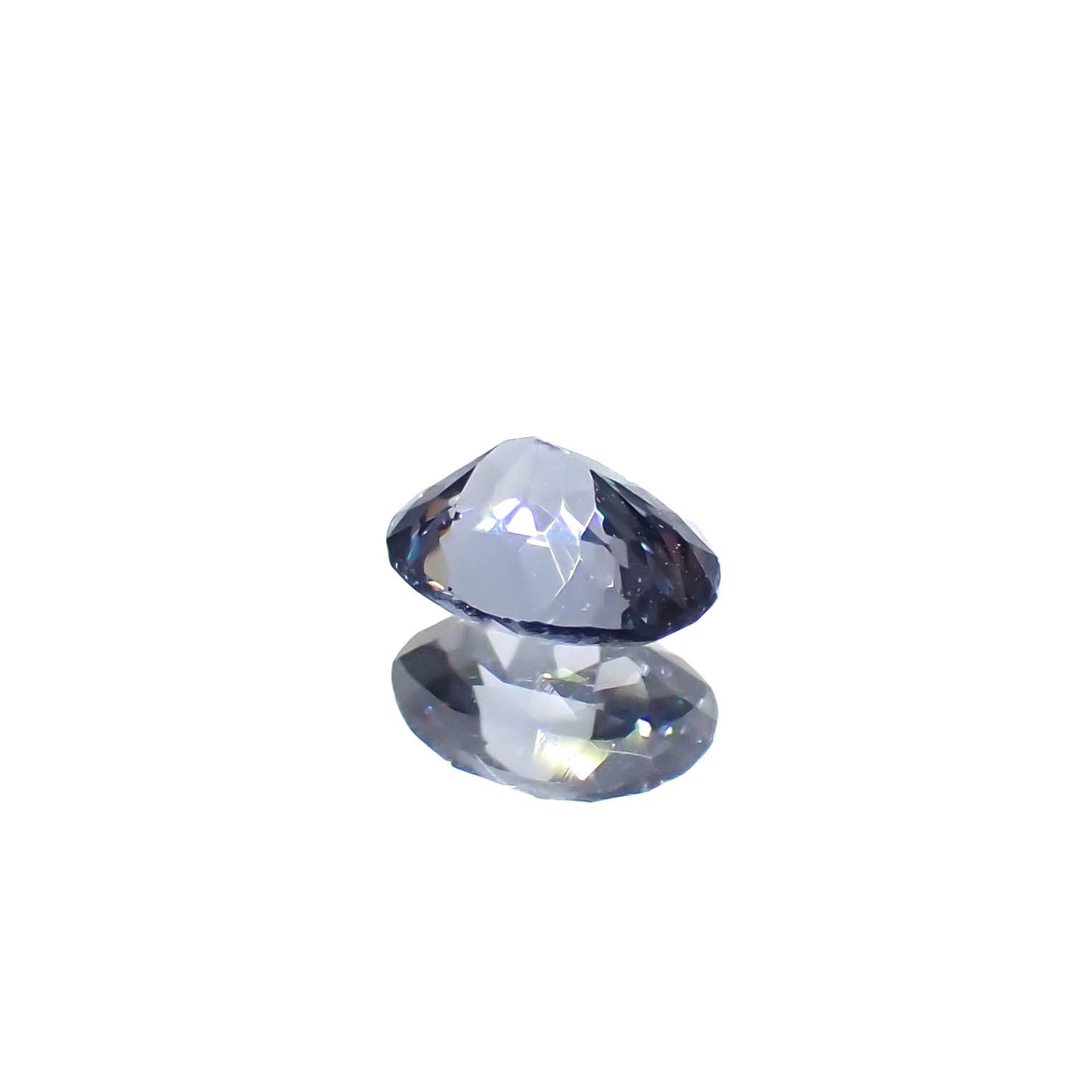 バイオレットスピネル(宝石名スピネル)ビルマ/マダガスカル産 0.35ct 識別済[230220665]4.8x3.7mm前後