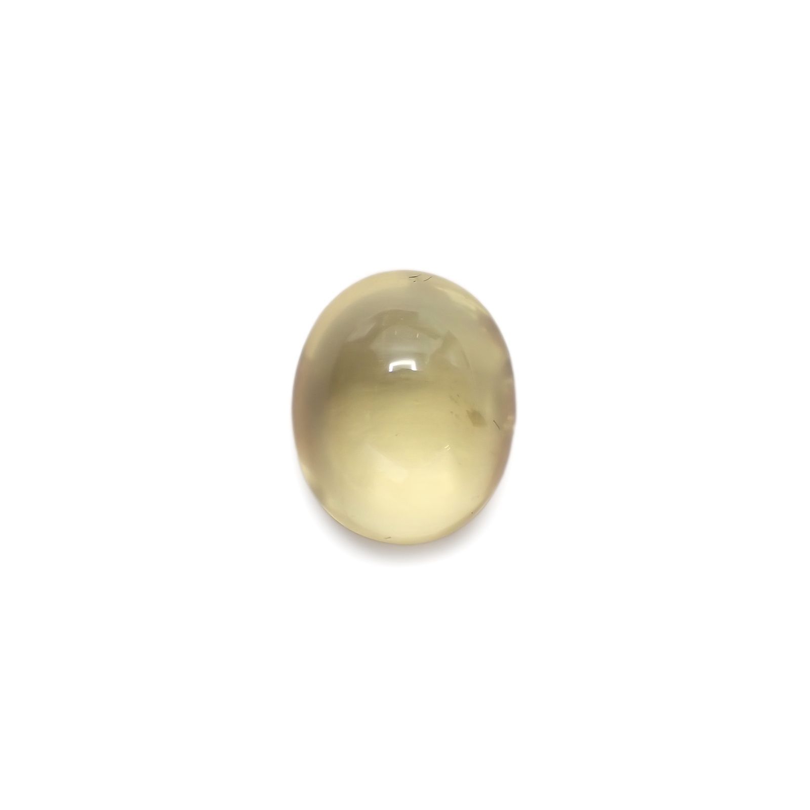 イエローベリルキャッツアイ(宝石名イエロー・ベリル キャッツアイ)ブラジル産 3.62ct 識別済[220917879]11x9.1mm前後
