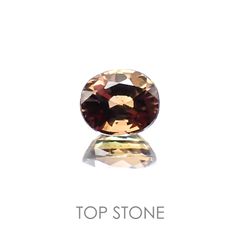 カラーチェンジサファイア非加熱(宝石名サファイア) タンザニア産 0.60ct 識別済[21028322]5.1×4.3mm前後