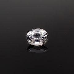 カラーレスサファイア スリランカ産 0.47ct[240527482]5x4mm前後