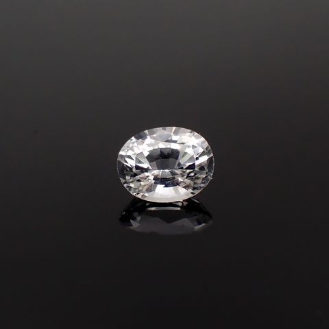 カラーレスサファイア スリランカ産 0.47ct[240527482]5x4mm前後