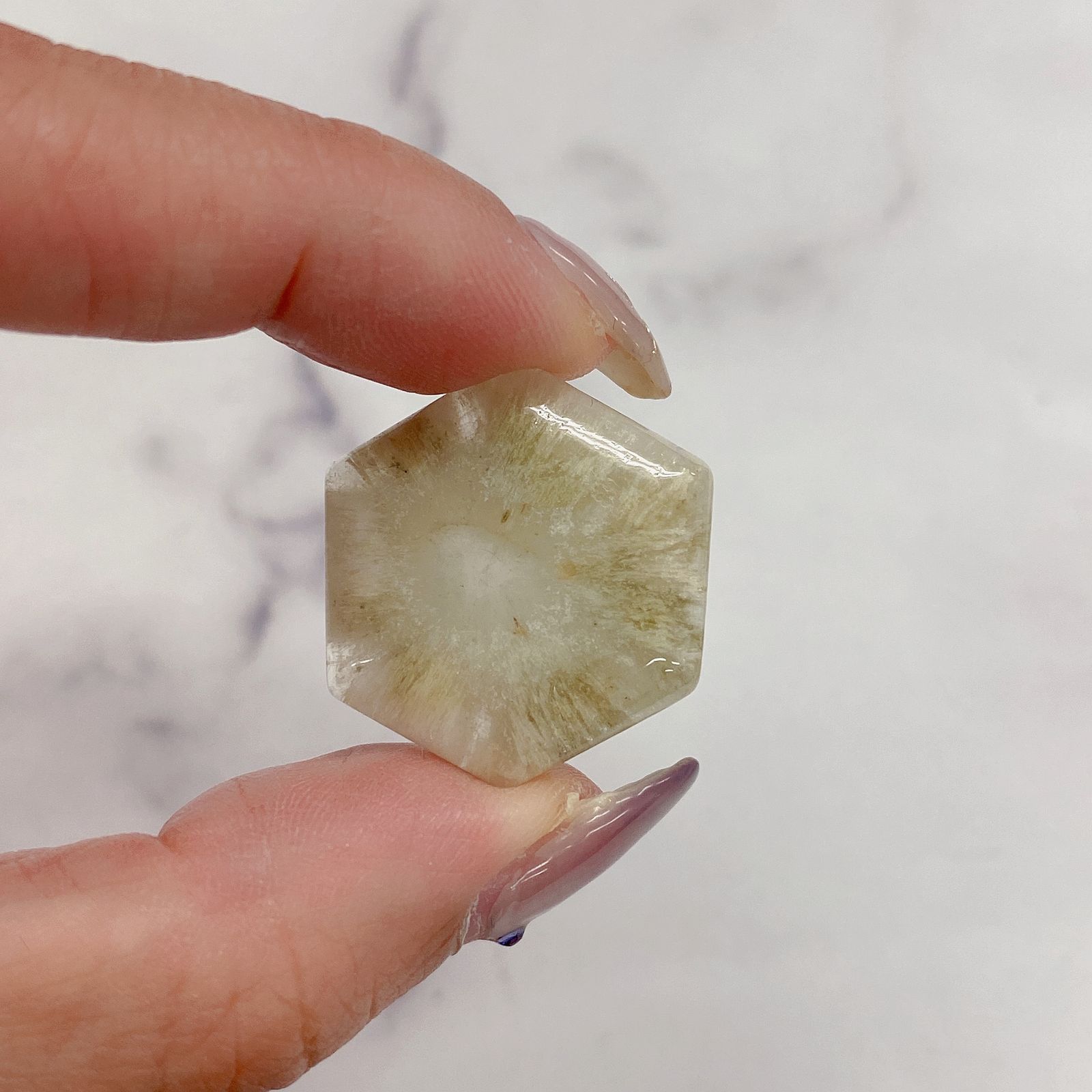 トラピッチェクォーツ 中国産 22.34ct[210912930]23×22.7mm前後