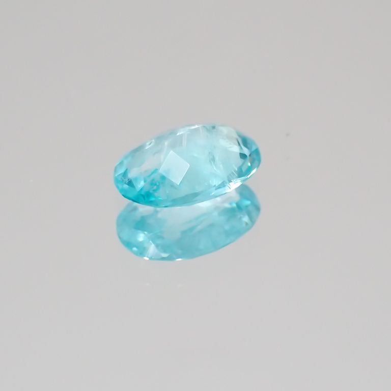 パライバトルマリン(宝石名トルマリン/別名パライバ・トルマリン) ブラジル産 0.22ct 識別済[20129249]5×3.8mm前後