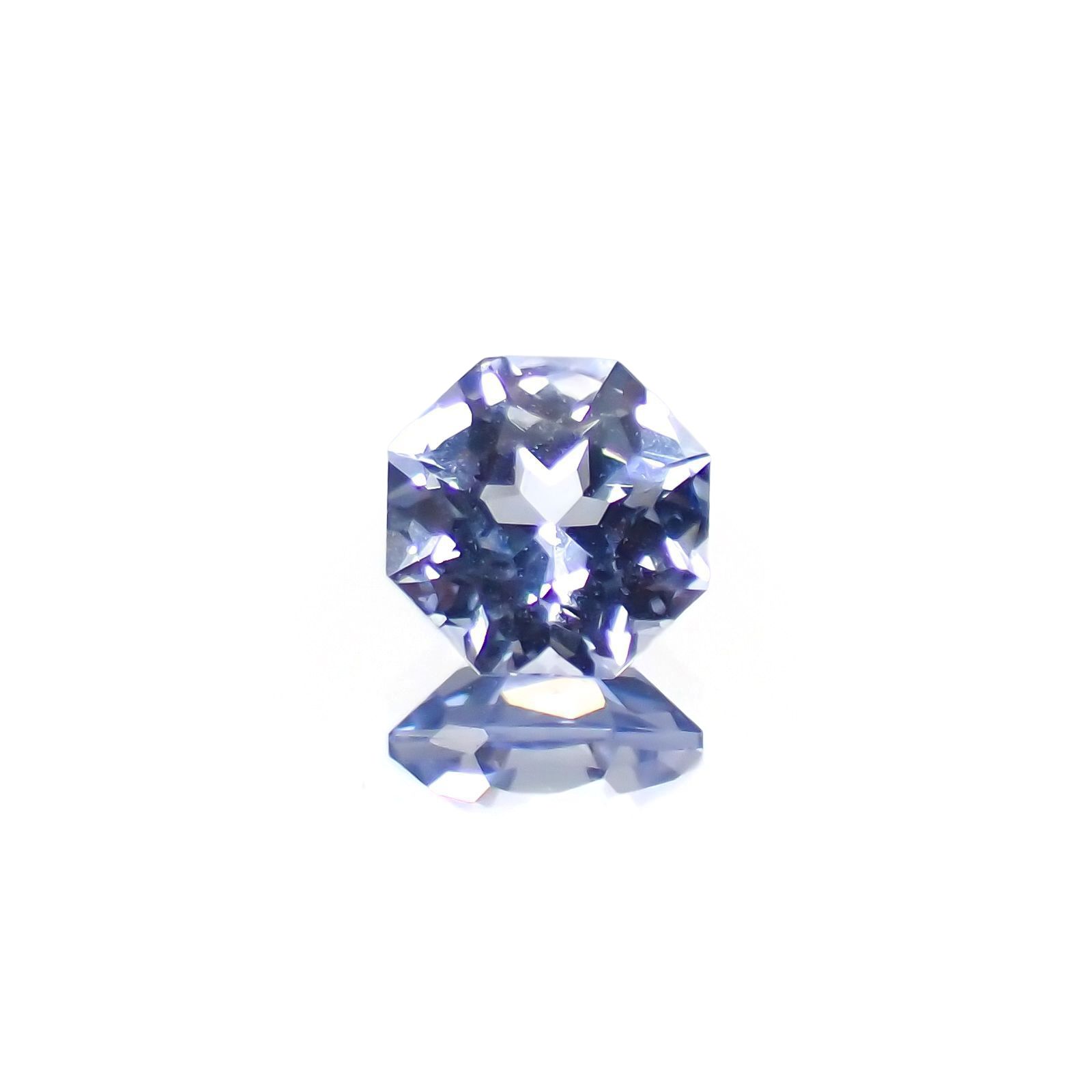 ◇オクタゴンカット◇サファイア(宝石名サファイア) マダガスカル産 識別済 0.38ct / 4.1x4mm前後 [260811058]