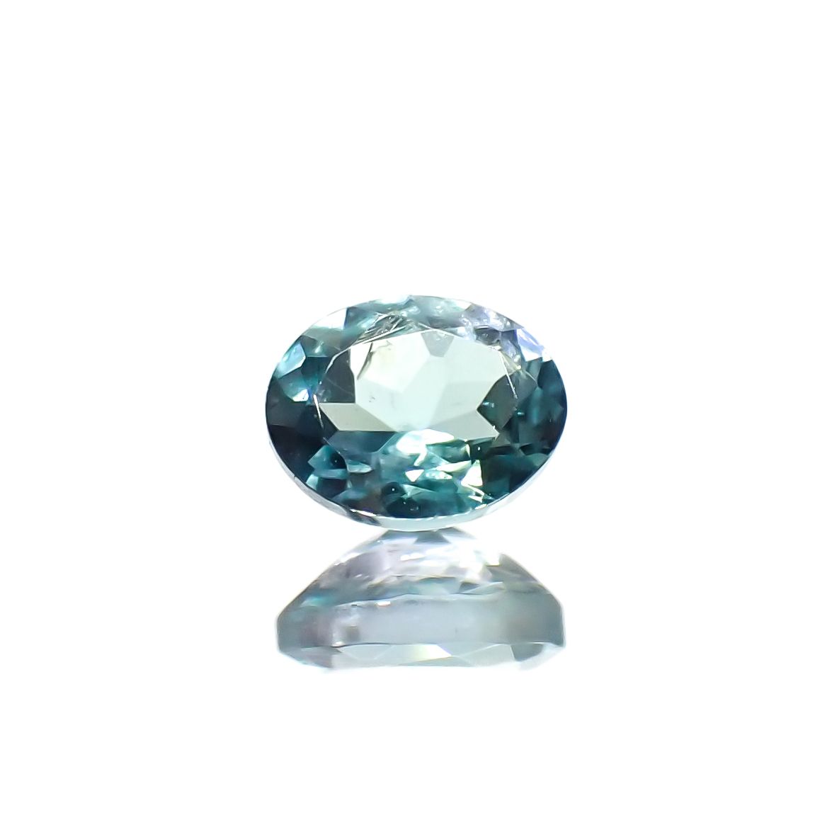 ブルーグリーンコーネルピン タンザニア産 0.19ct[230722854]3.9x3mm