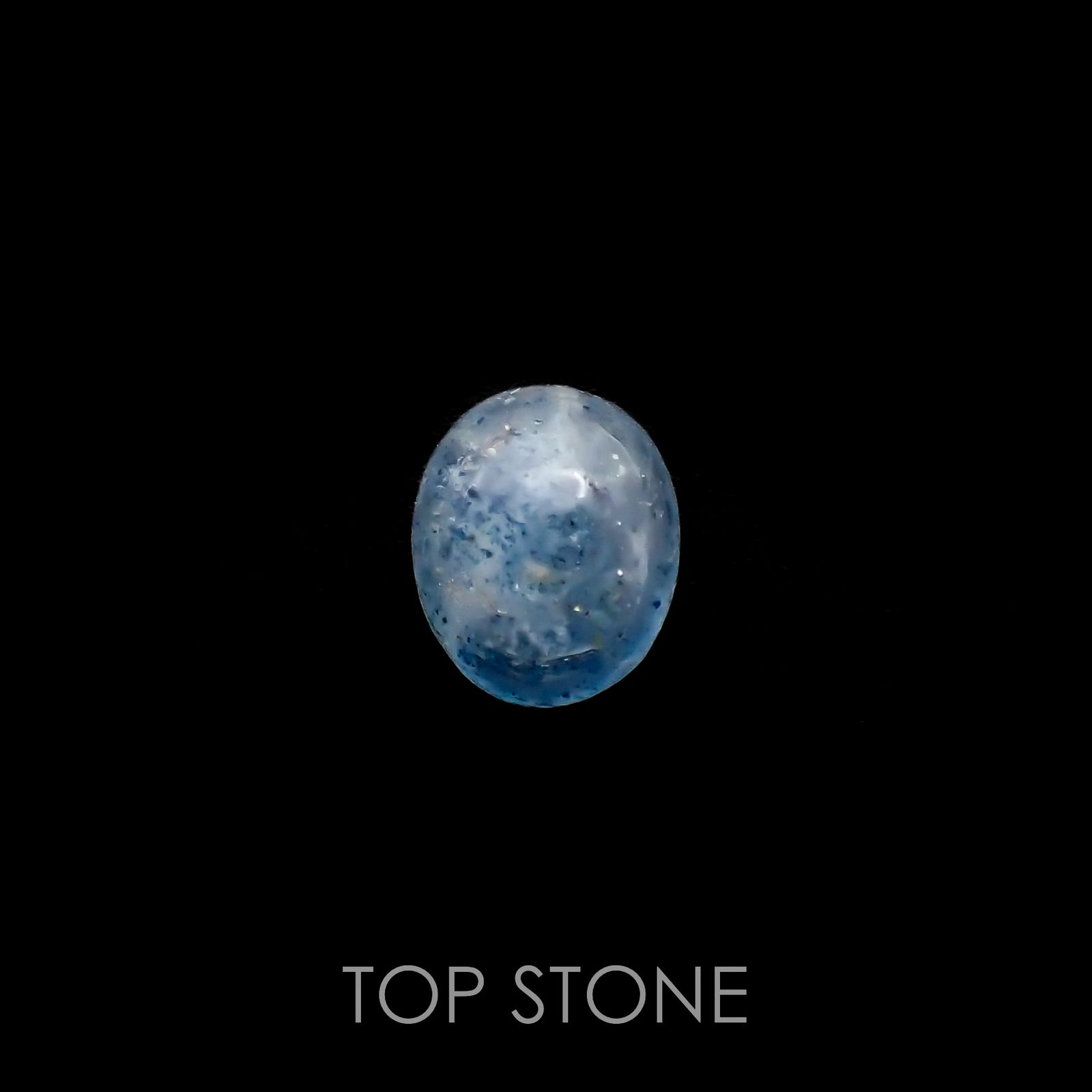 ラズライトインクォーツ(宝石名ラズライト イン クォーツ)アフガニスタン産 1.94ct 識別済[220918134]8.8x7.3mm前後