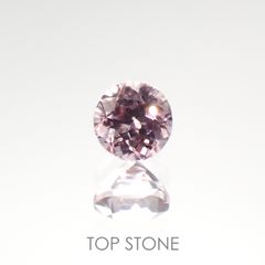 ピンクダイアスポア(宝石名ダイアスポア) アフガニスタン産 0.40ct 識別済[210912439]4.1×4.1mm前後