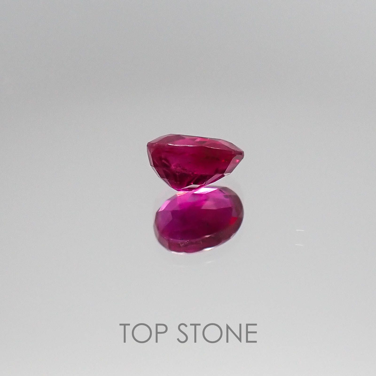 ルビー ビルマ産 ルース 0.83ct[20052365]6×4.1mm前後