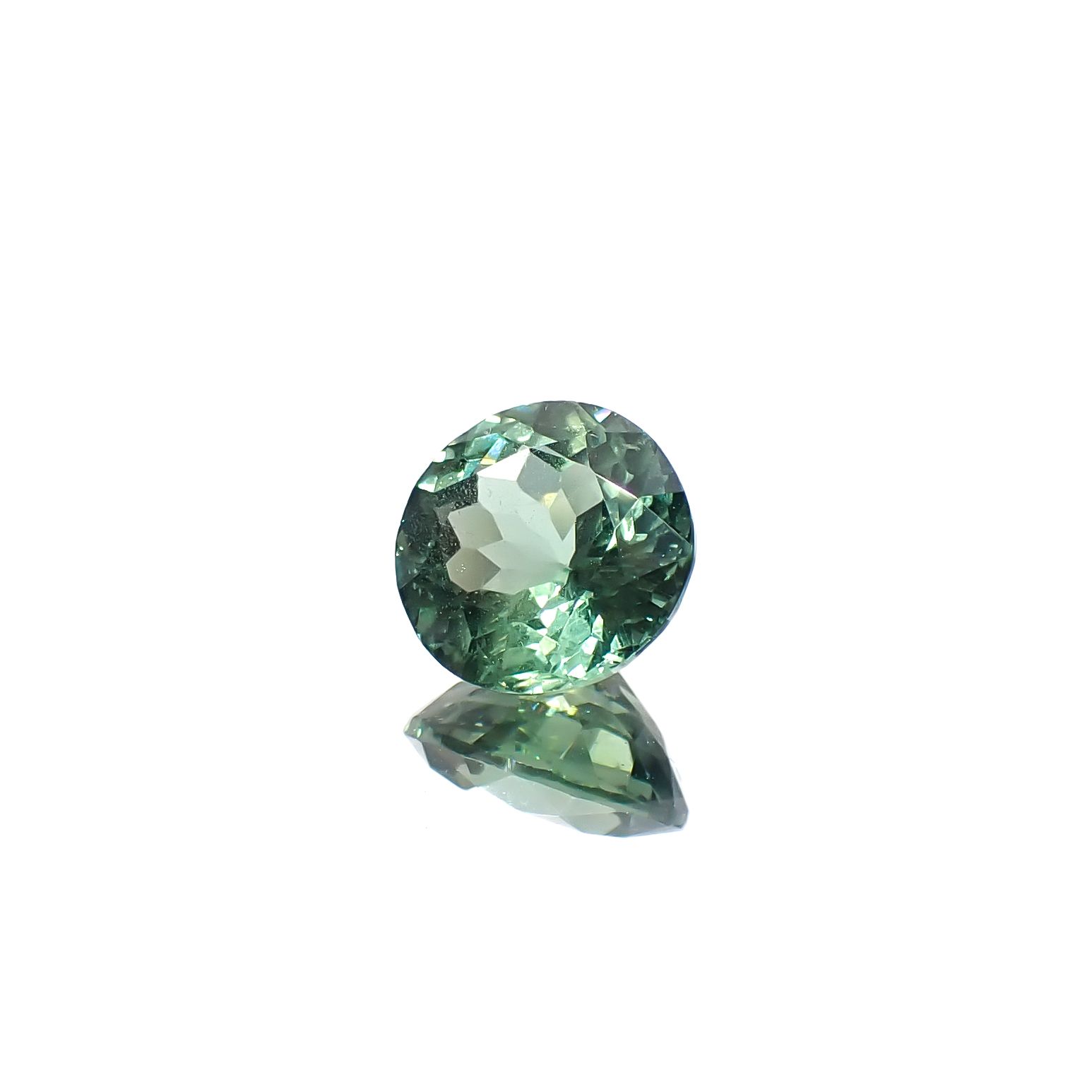 ノーブルモロキサイト(グリーンアパタイト) マダガスカル産 1.56ct[240928982]7.5x7.2mm前後