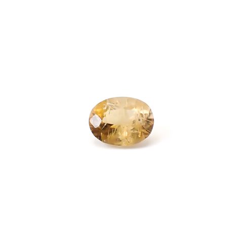 ゴールデンアイオライト(宝石名コーディエライト)マダガスカル産 識別済 0.23ct / 4.8x3.8mm前後 [260532199]