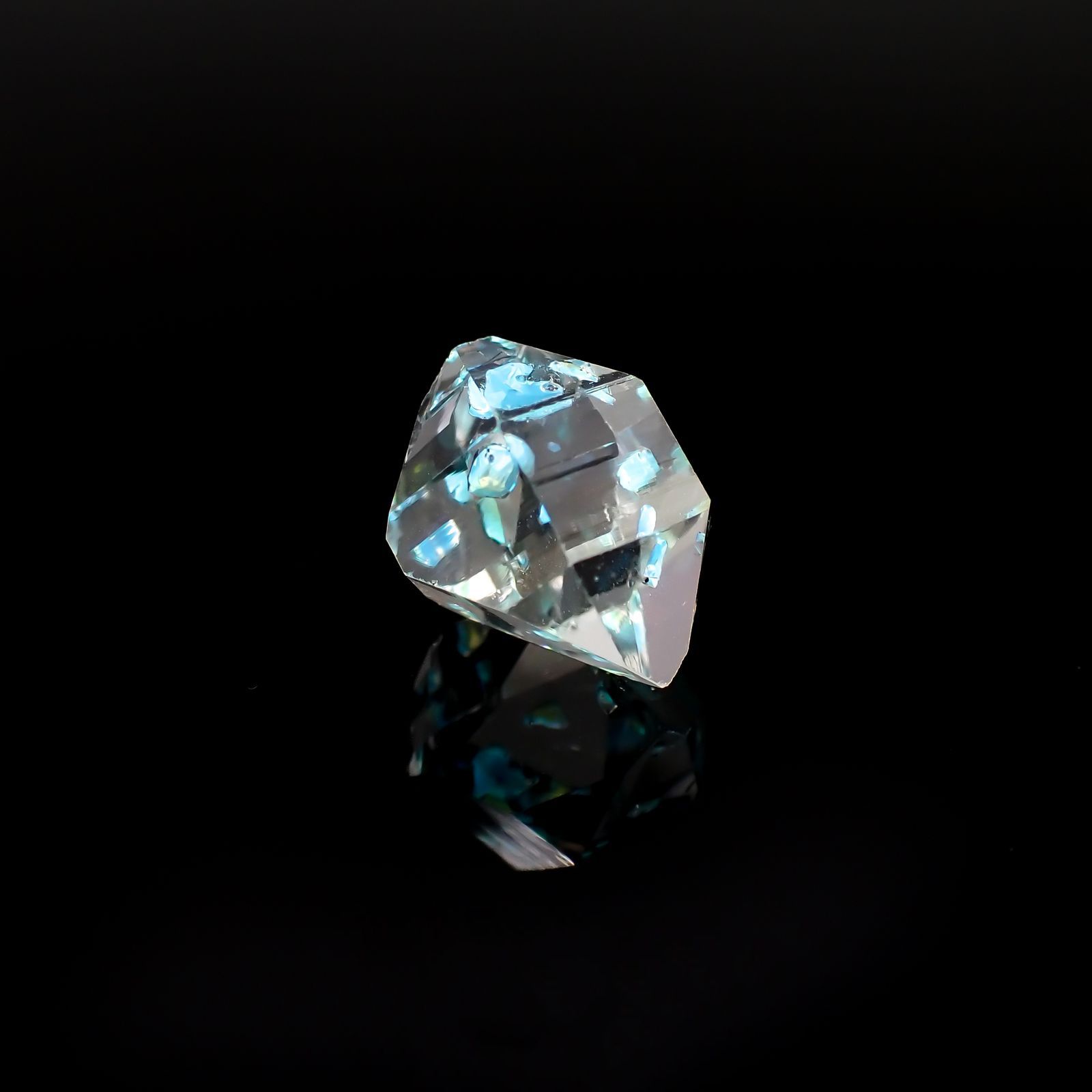 オイルインクォーツ 原石 パキスタン産 5.46ct [220917862]12.6x10.4mm前後