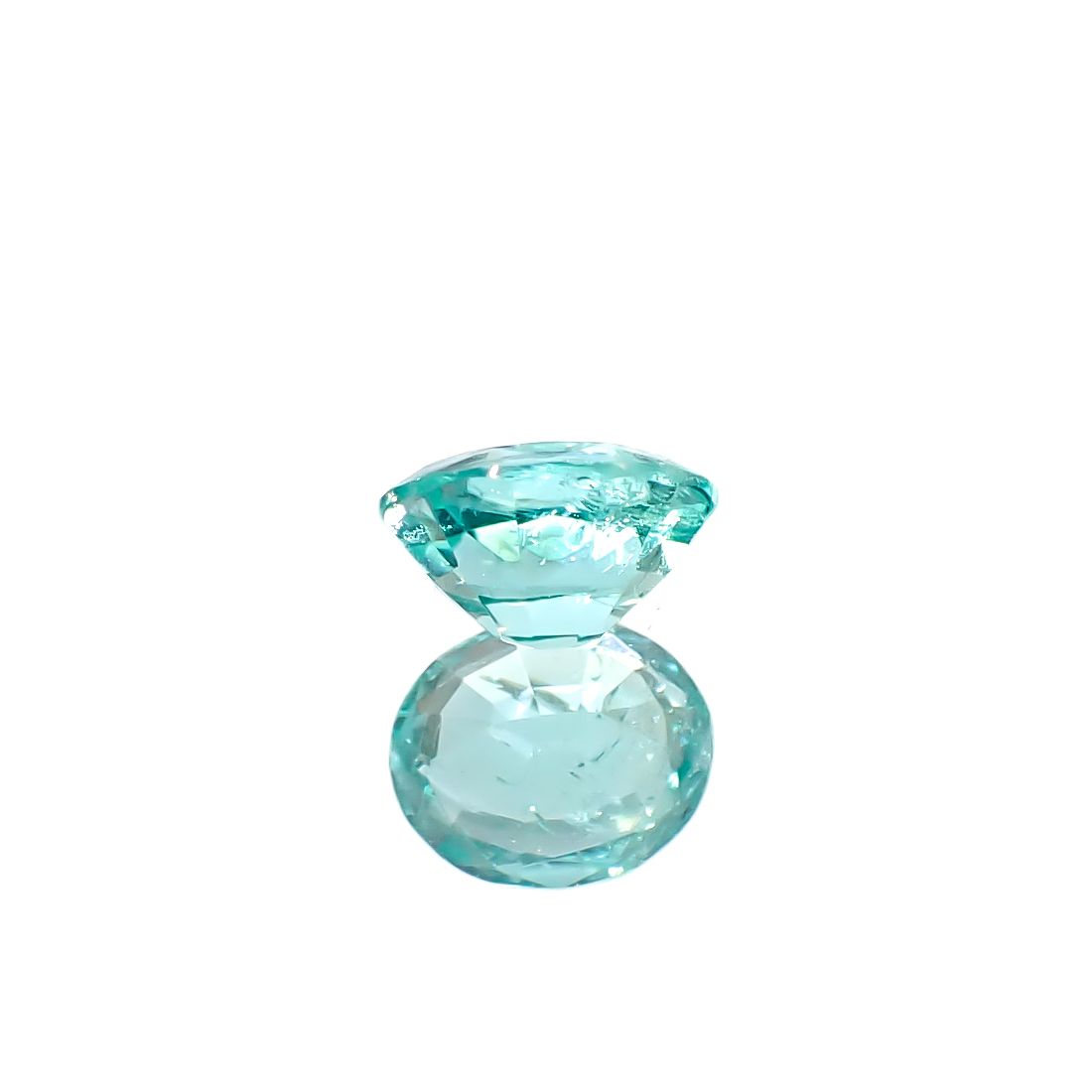パライバトルマリン ブラジル・キントス鉱山産 0.36ct [241229539]4.9x4.1mm前後