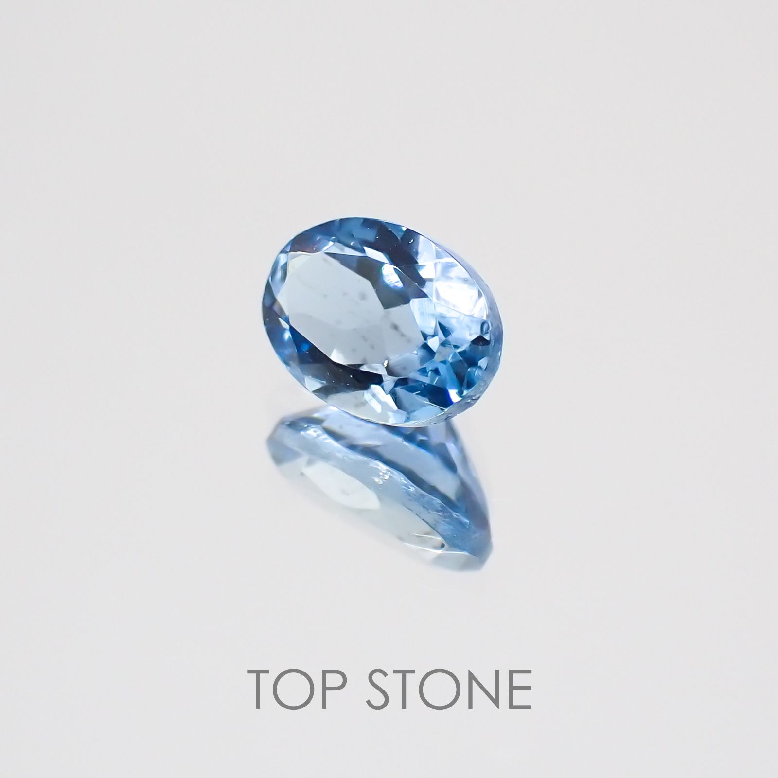 サンタマリア アクアマリン ブラジル産 ルース 0.49ct[20129113]5.9×4.1mm前後