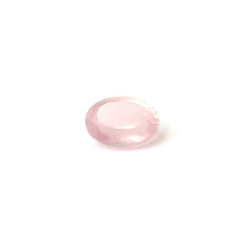 ローズクォーツ(宝石名ローズ・クォーツ)マダガスカル産 識別済 1.50ct / 8.4x6.3mm前後 [250330024]