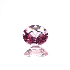 パパラチャサファイア(宝石名サファイア/別名パパラチャ・サファイア) スリランカ産 0.412ct DGL鑑付[21019430]4.9×4mm前後