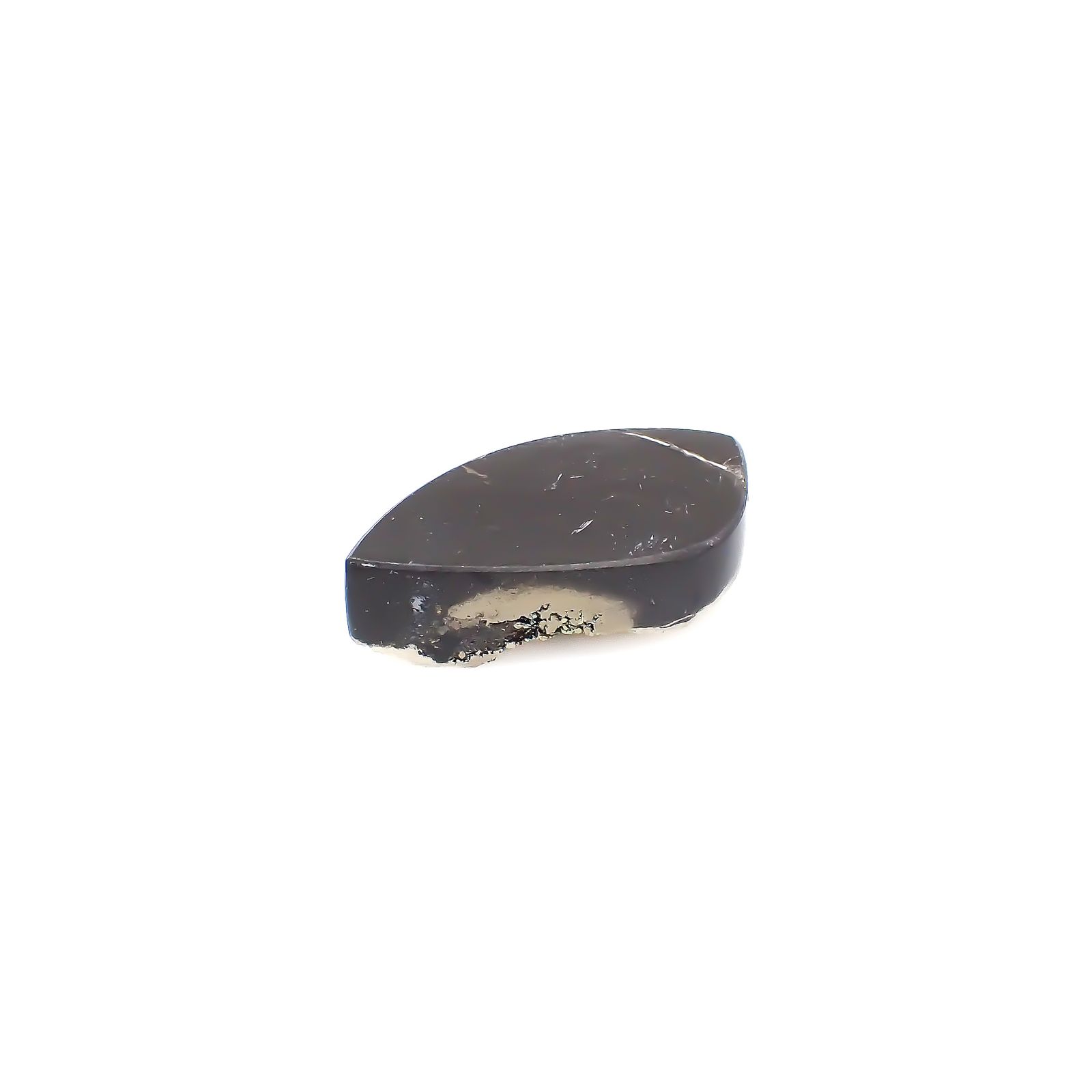 ◇フリーフォーム◇レインボーパイライト 原石 ロシア産 24.20ct[240326431]28.6x15.6mm前後
