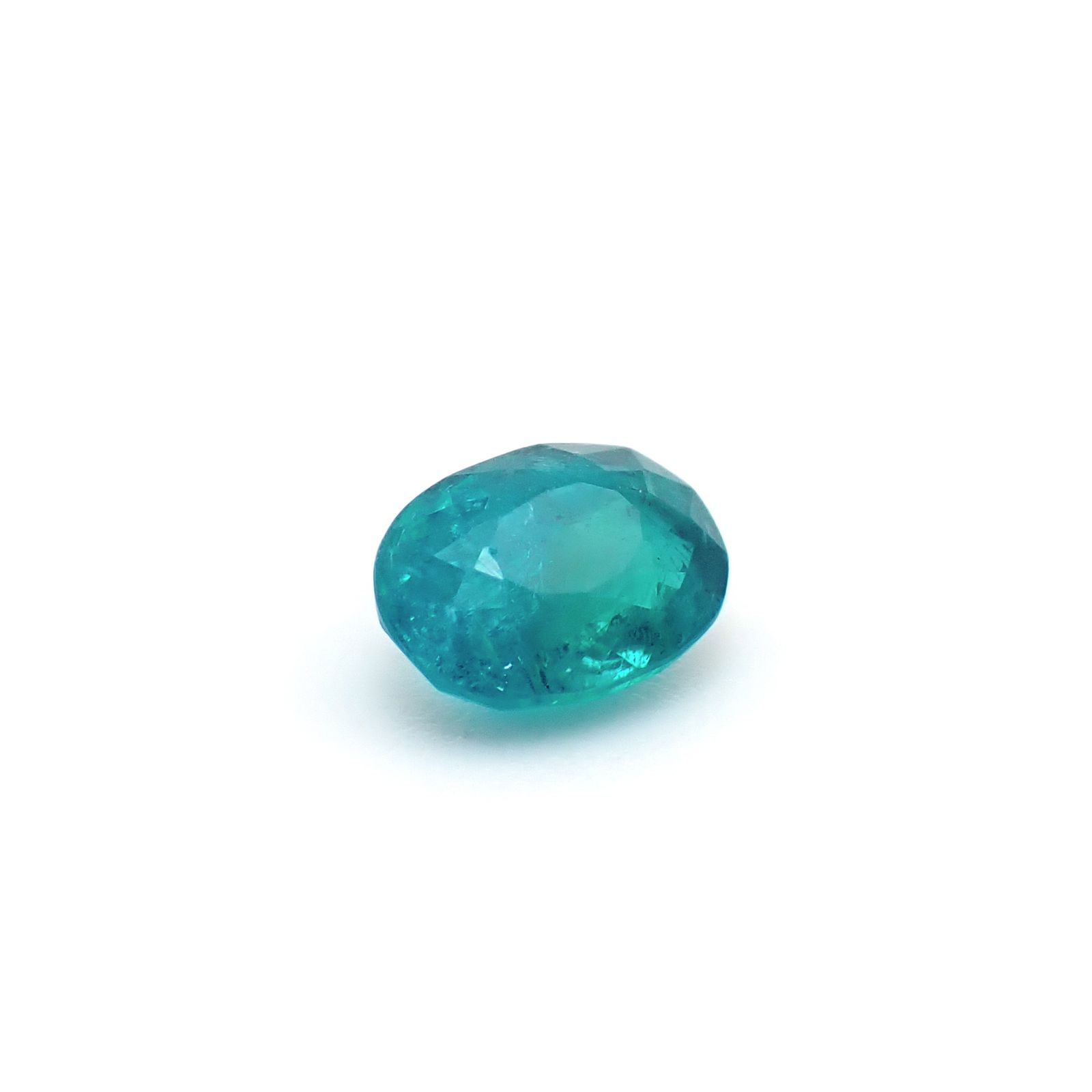 パライバトルマリン(宝石名トルマリン/別名パライバ・トルマリン)エチオピア産 GIA鑑付 0.54ct / 5.76x4.46mm前後 [260933197]
