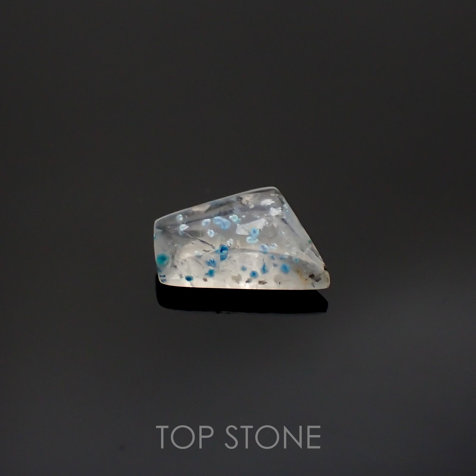 ◇バフカット◇パライバクォーツ ブラジル産 1.31ct[220115031]9.5x6.7mm前後