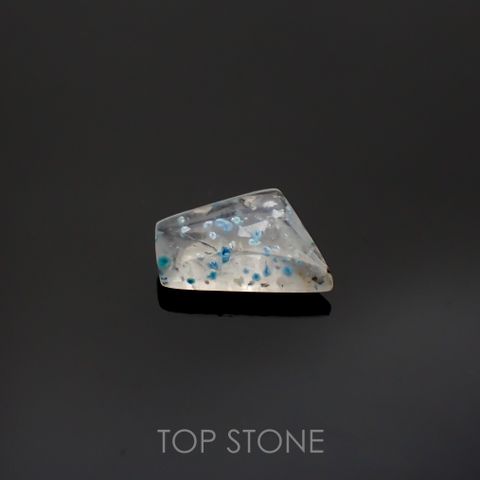 ◇バフカット◇パライバクォーツ ブラジル産 1.31ct[220115031]9.5x6.7mm前後