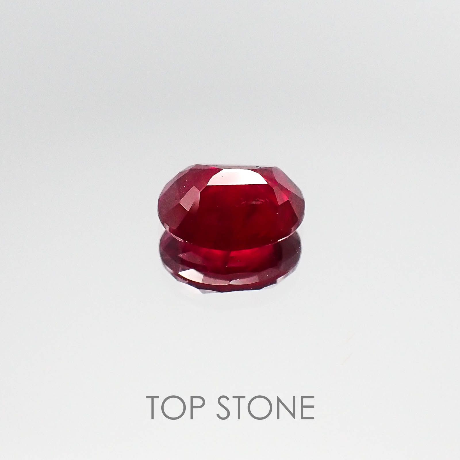 ピジョンブラッド ルビー ミャンマー産 ルース GRS鑑別書付 1.13ct[20073771]6.9×5.8mm前後 | TOP  STONE(トップストーン)