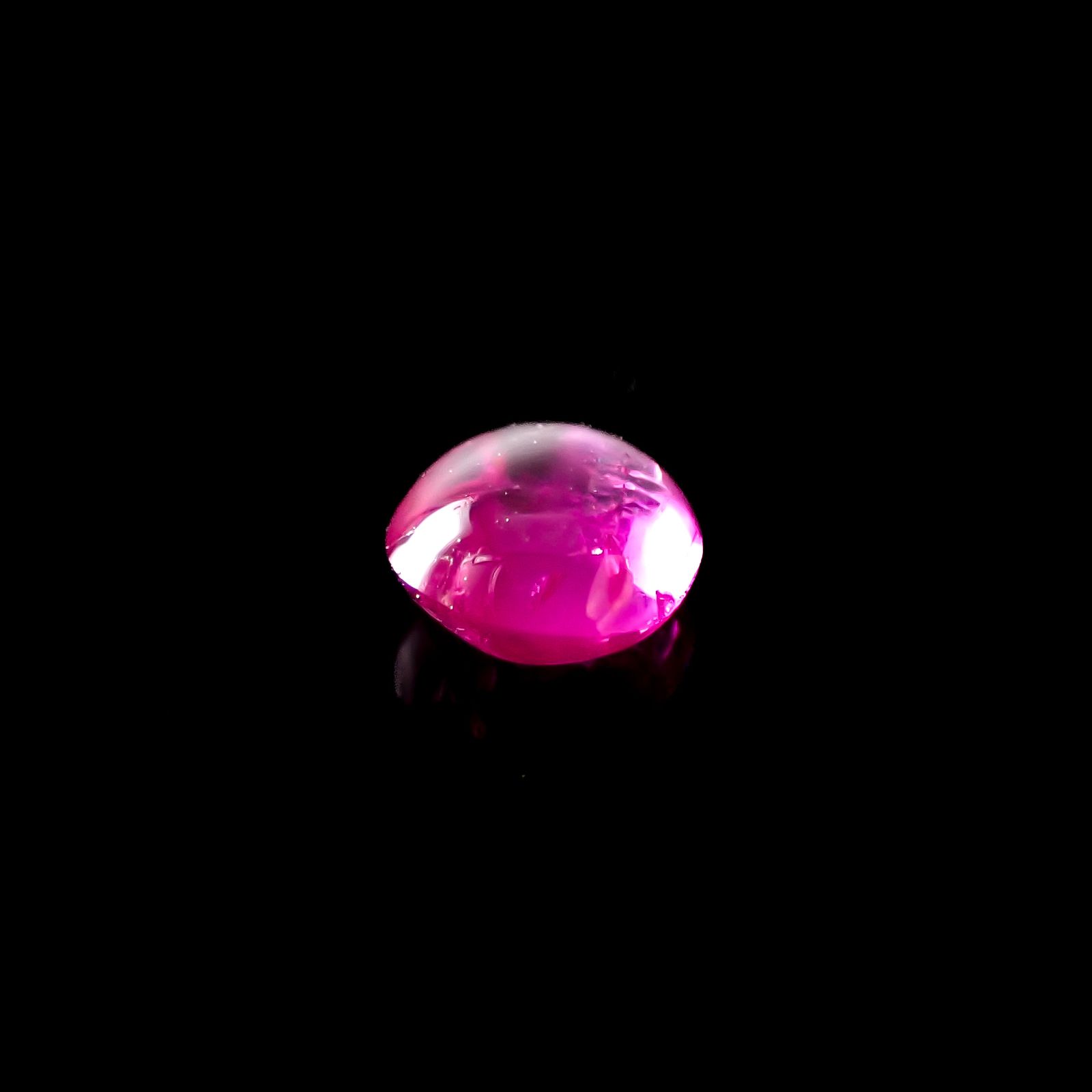 ルビー 非加熱(宝石名ルビー)ビルマ産 0.48ct 識別済[240628062]4.8x4.2mm前後