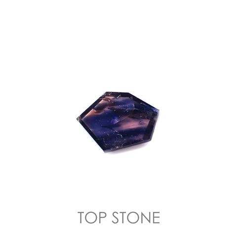 ◇カスタムカット◇ウィンザーサファイア(宝石名サファイア)タンザニア・ウィンザー産 1.27ct 識別済[220115379]8.7x6.1mm前後