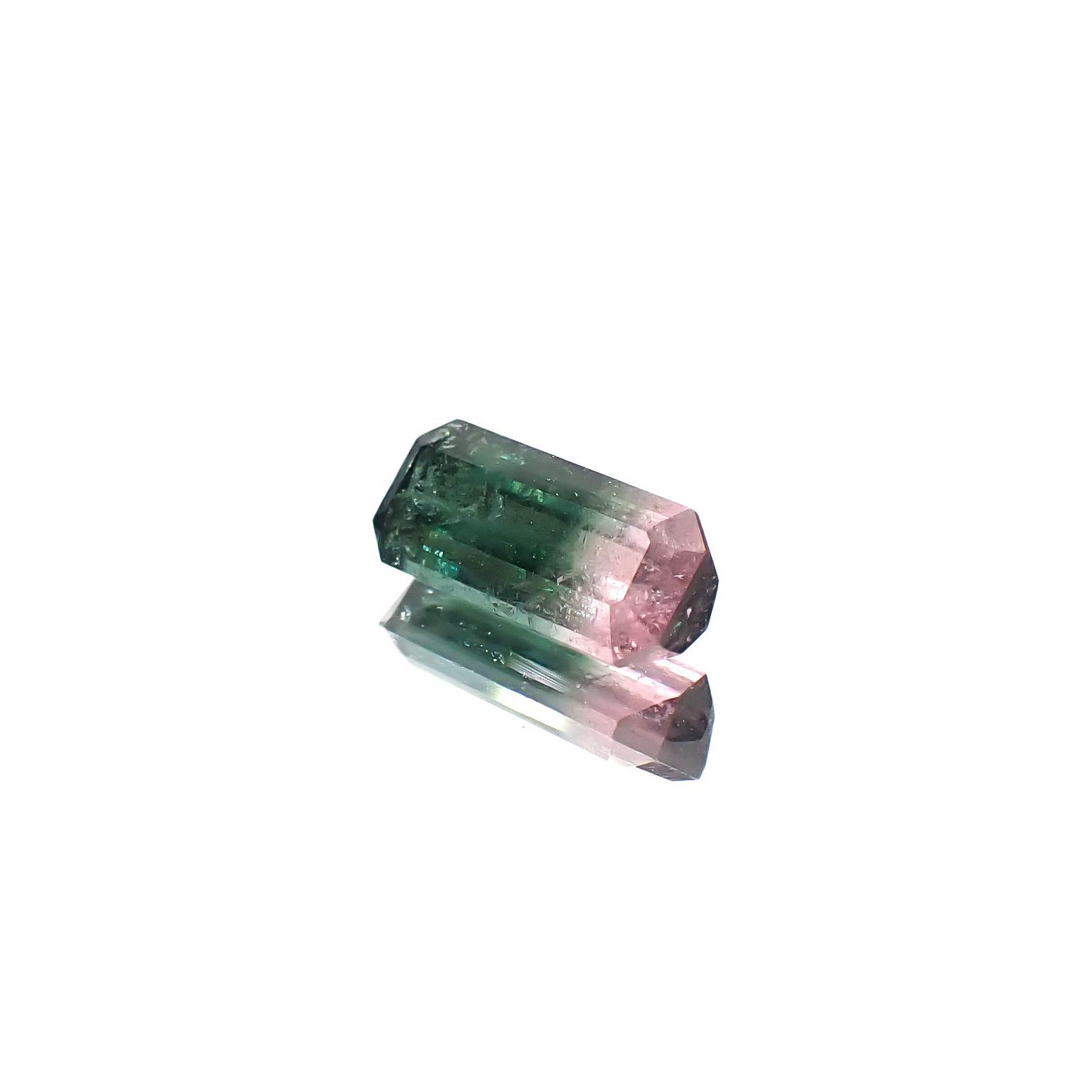 バイカラートルマリン アフガニスタン産 0.62ct[240929144]7.7x3.4mm前後