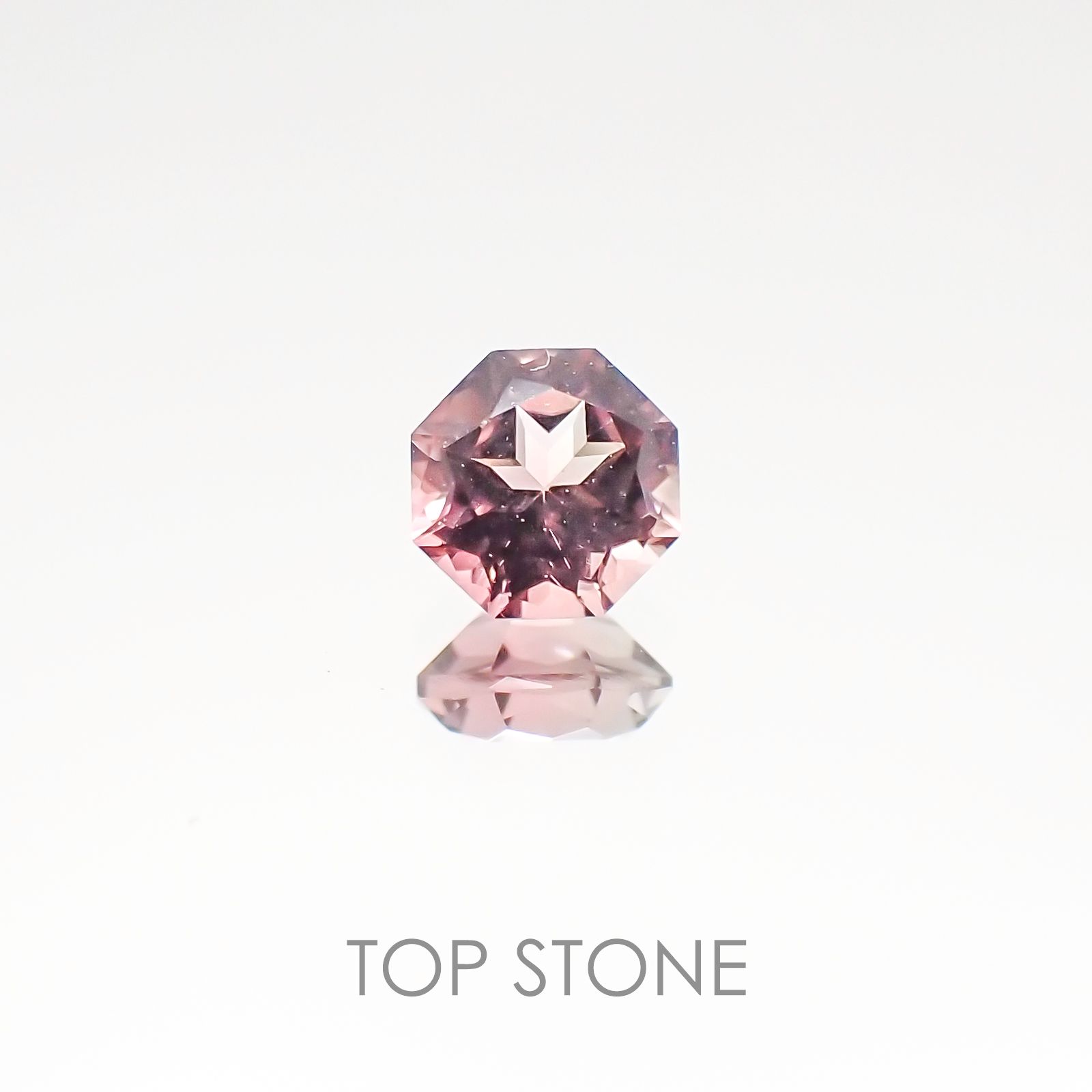 ◇オクタゴンカット◇バイカラートルマリンSA ブラジル・アフリカ産 ルース 0.31ct[20117144]4.0×4.0mm前後