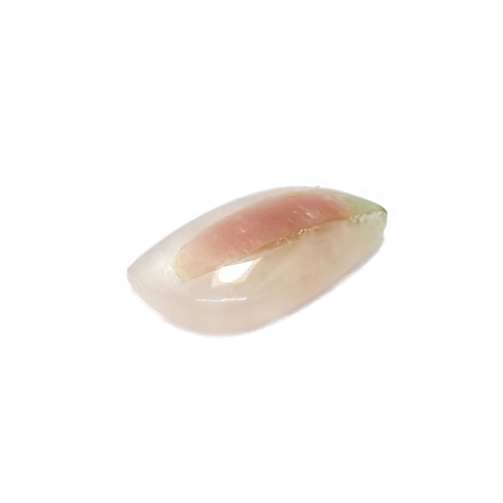 ◇フリーフォーム◇ミラクルトルマリンインクォーツ(宝石名トルマリネーテッド・クォーツ)ブラジル産 識別済 21.55ct / 28.7x16mm前後 [220917721]