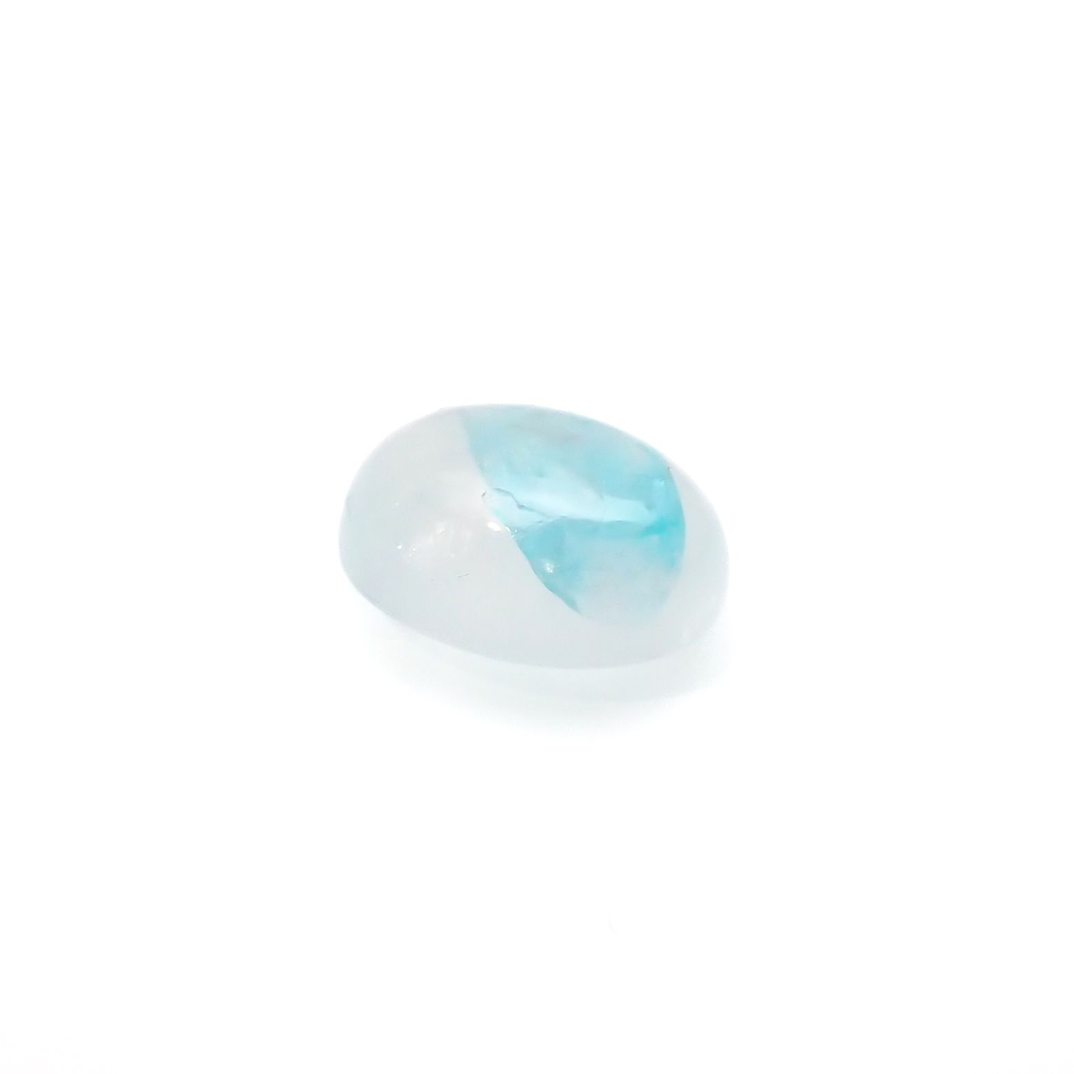 パライバトルマリンインクォーツ ブラジル産 0.95ct[230622392]7.1x5.1mm前後