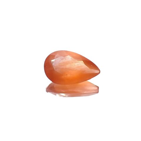 サンストーンスキャポライト(宝石名シーン・スキャポライト)タンザニア産 識別済 2.09ct / 11.8x7.6mm前後 [260819279]
