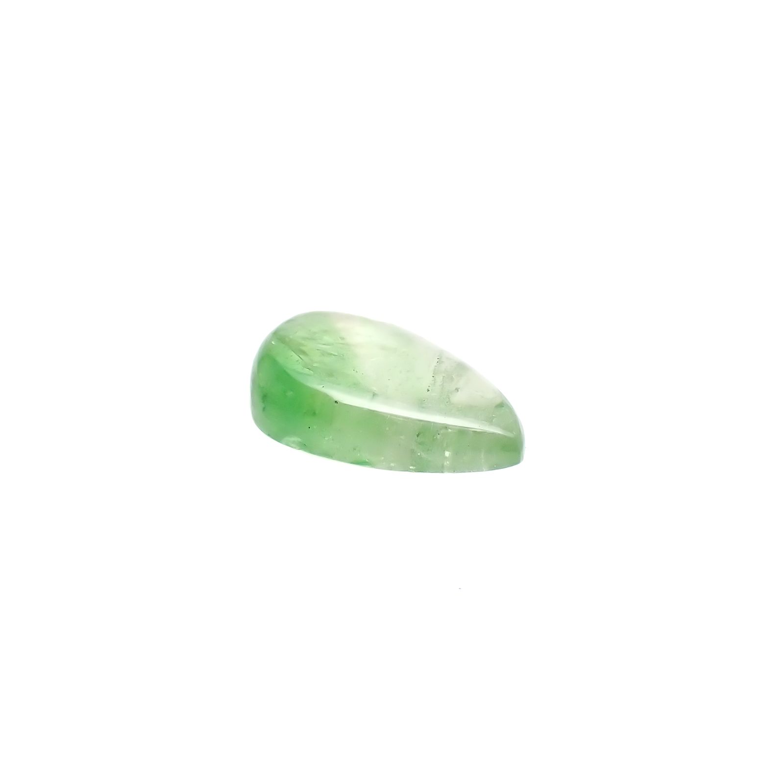 バイカラーツァボライト(宝石名グリーン グロッシュラー・ガーネット)タンザニア産 1.76ct 識別済[240928889]10x6.2mm前後