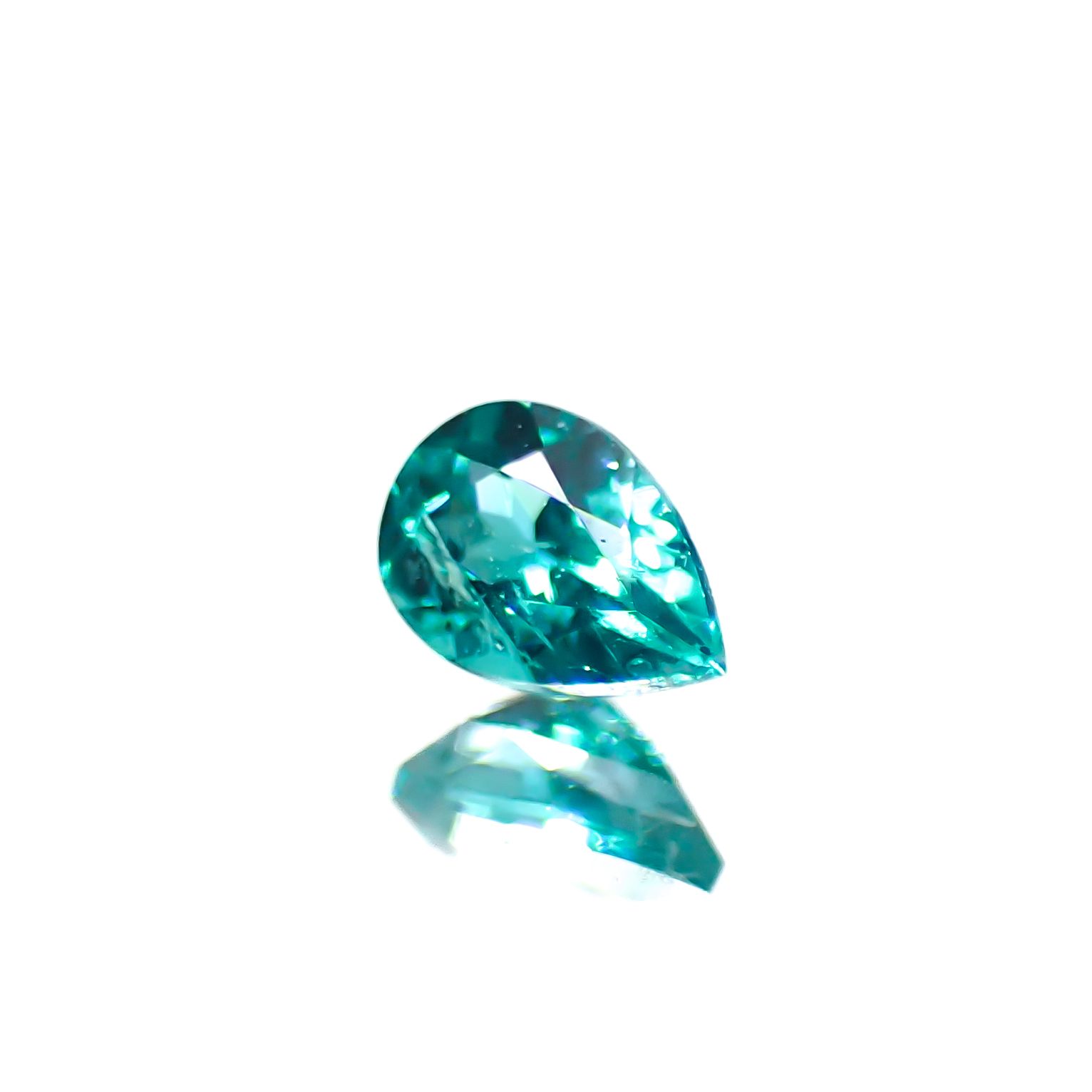 パライバトルマリン ブラジル・ムルング鉱山産 0.088ct[240928753]3.4x2.4mm前後