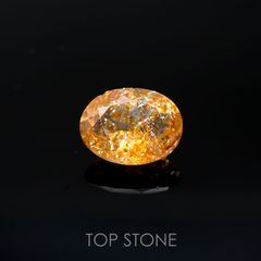 イリュージョンサンストーン インド産 1.77ct[220917577]8.9x7.1mm前後