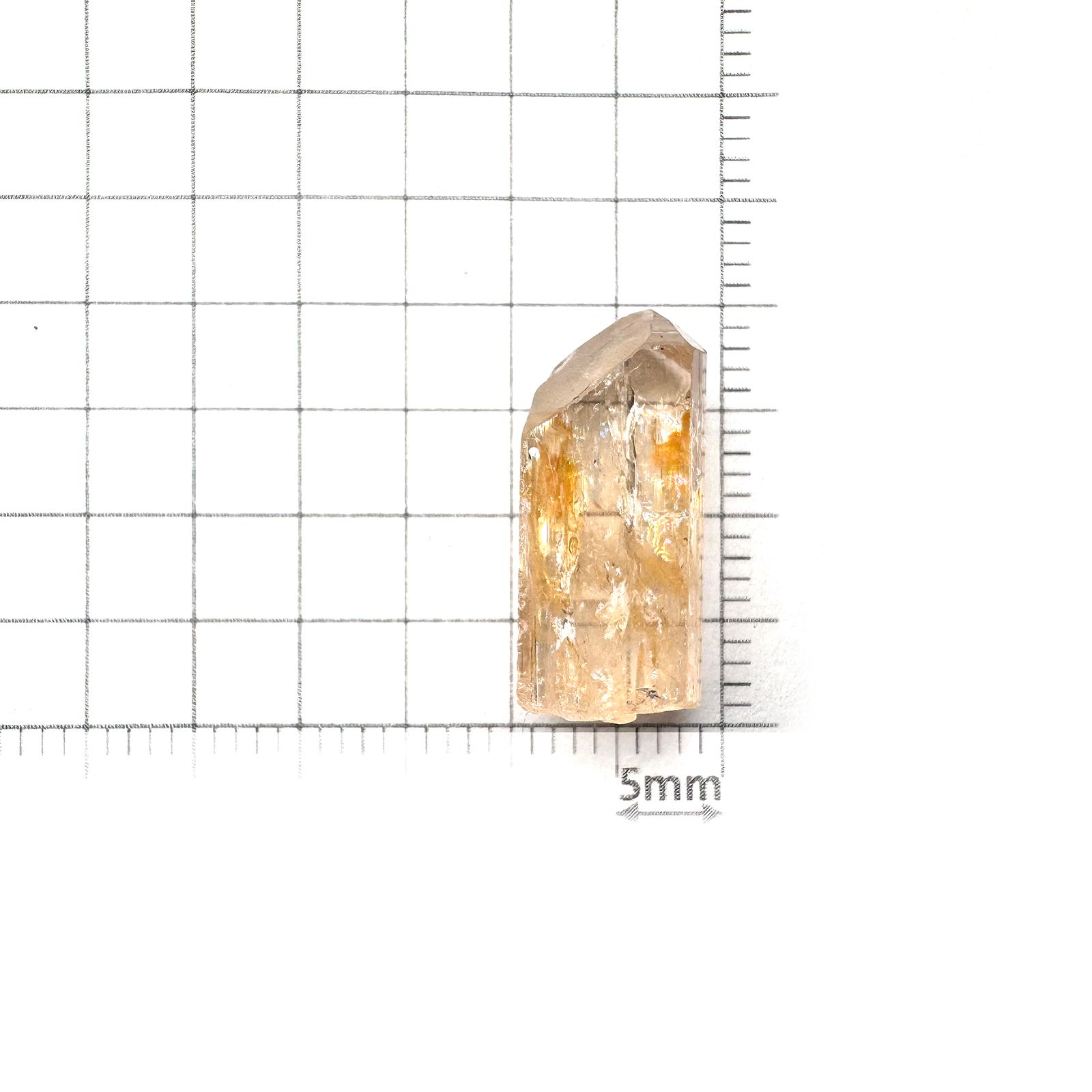インペリアルトパーズ 原石 ザンビア産 13.12ct [241029241]18.3