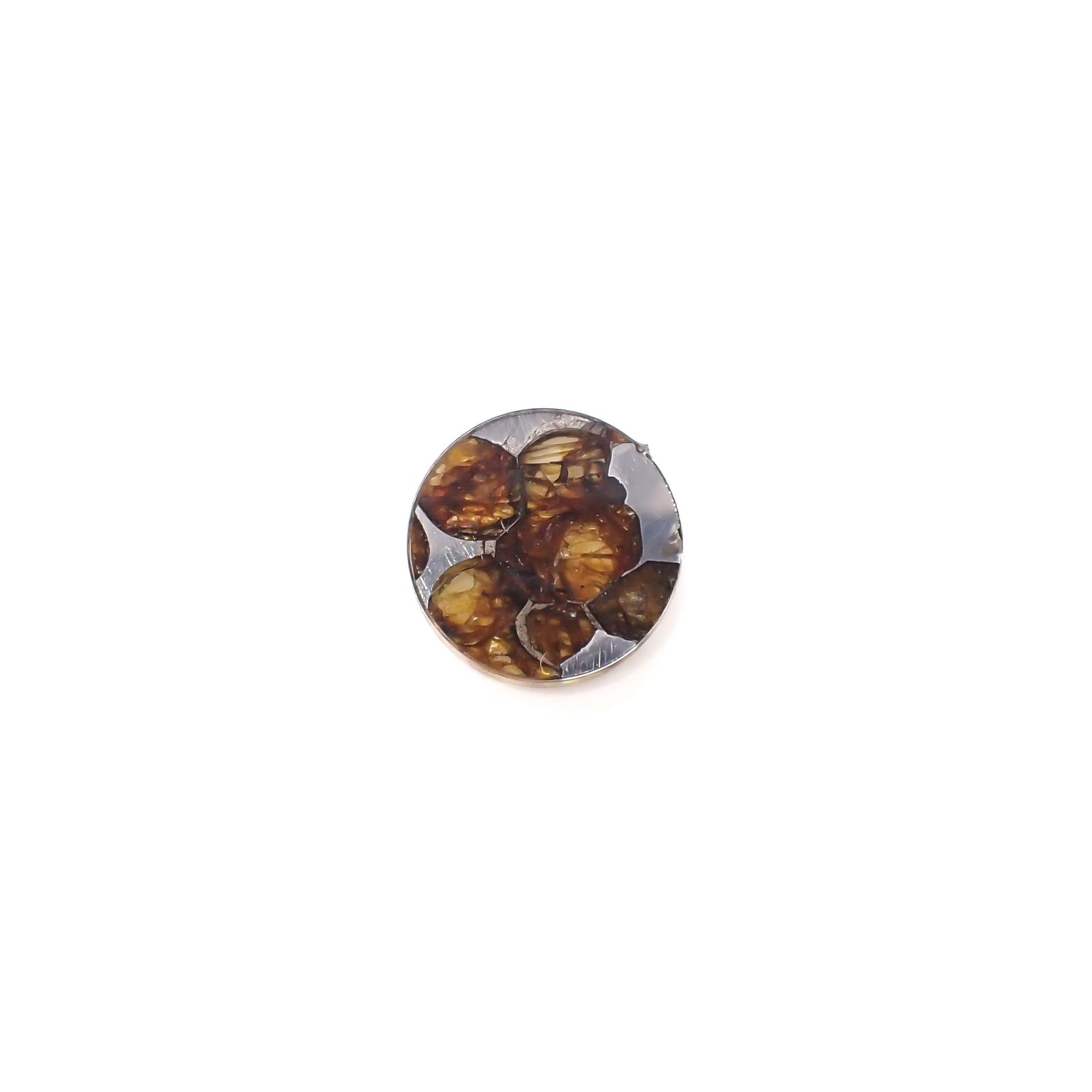 パラサイト隕石Sericho トリプレット 発見地:ケニア 3.56ct[240125710]12.1x12mm前後