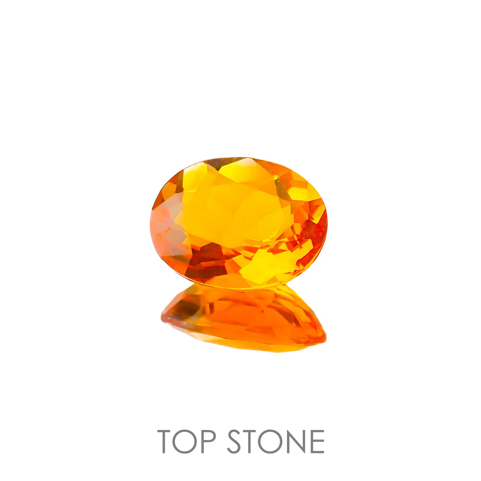 ファイヤーオパール メキシコ産 1.26ct[221018355]9.3x7.3mm前後