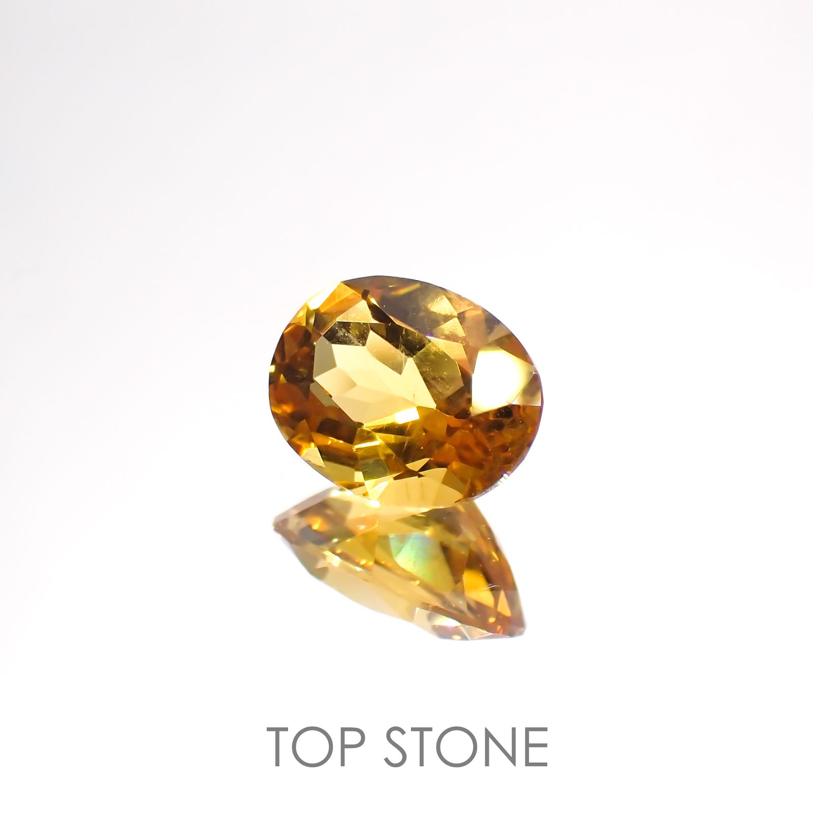 ゴールデンベリル(宝石名ゴールデン・ベリル)ブラジル産 1.15ct 識別済[220114228]8.1x6.2mm前後