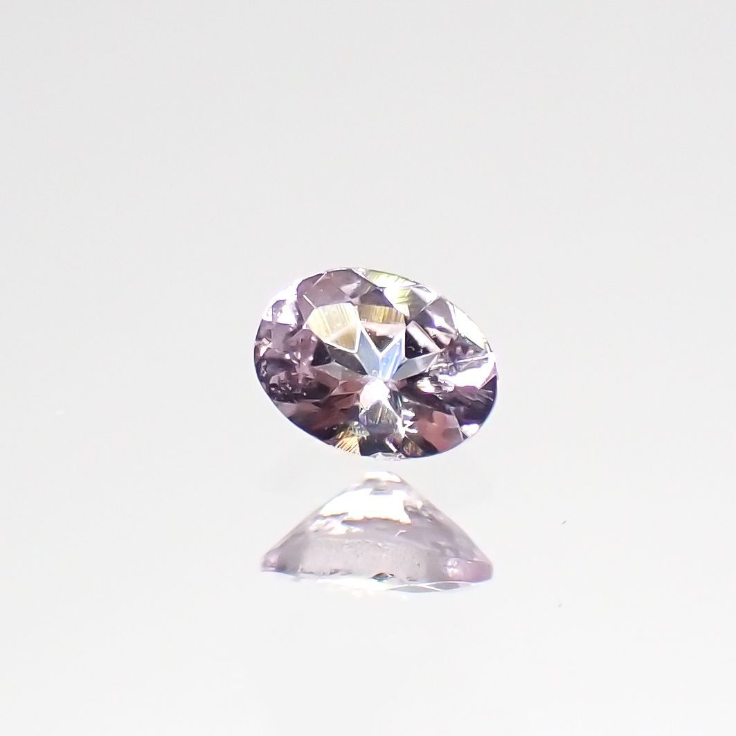 ピンクゾイサイト(宝石名ピンク・ゾイサイト)タンザニア産 0.16ct 識別済[220115052]4x2.9mm前後