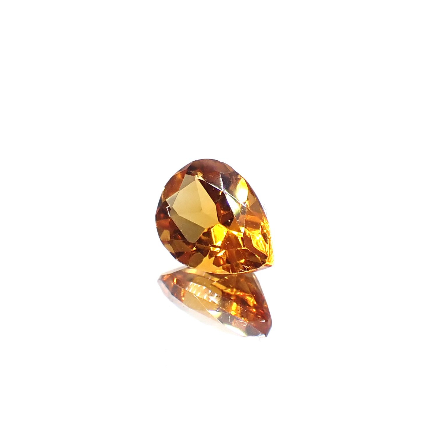 マデイラシトリン ブラジル・ミナスジェライス州産 0.98ct [250630588]8.1x6mm前後