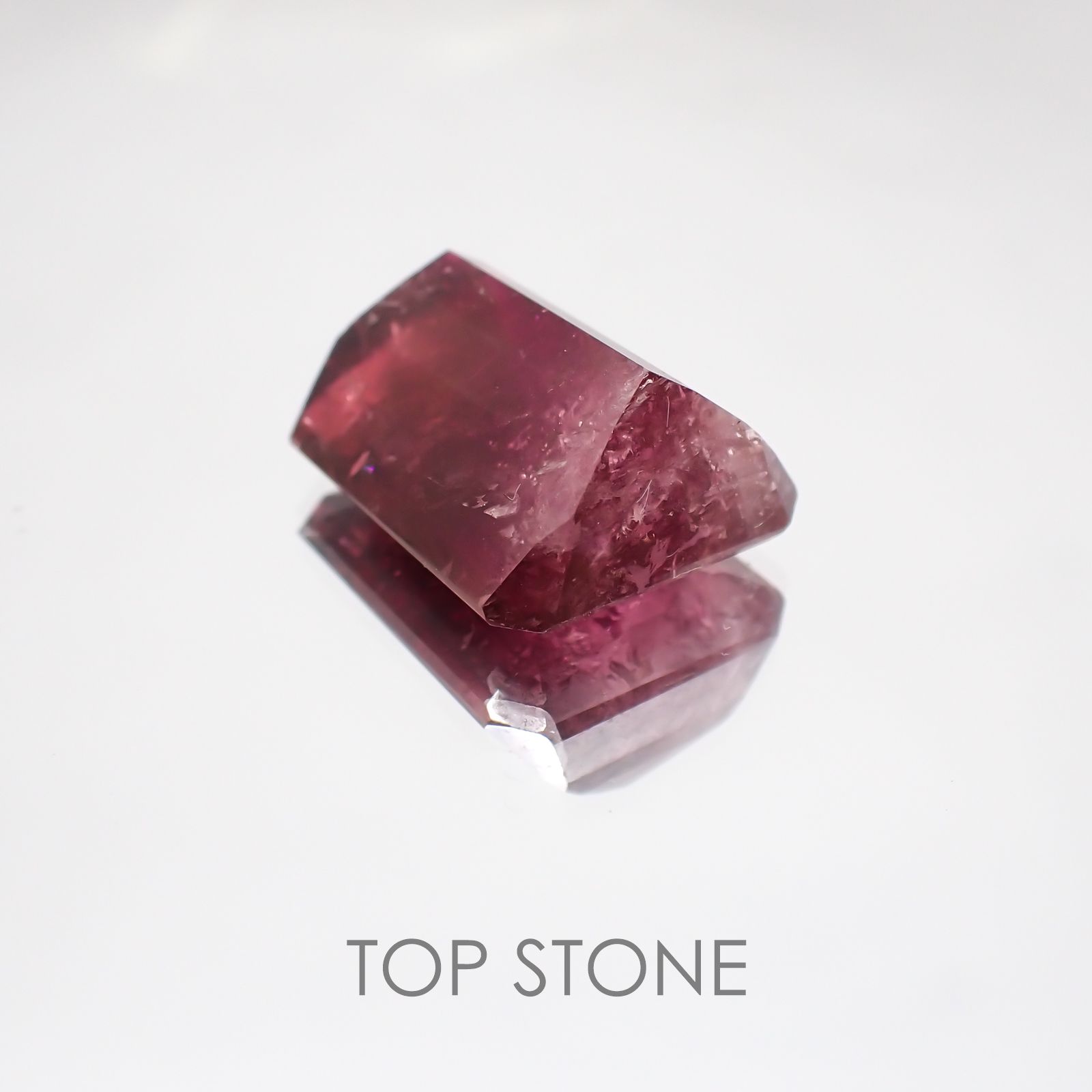 バイカラートルマリン(宝石名バイカラー・トルマリン)ブラジル産 13.589ct ソ付(彩珠)[220717190]15.8x12.6mm前後