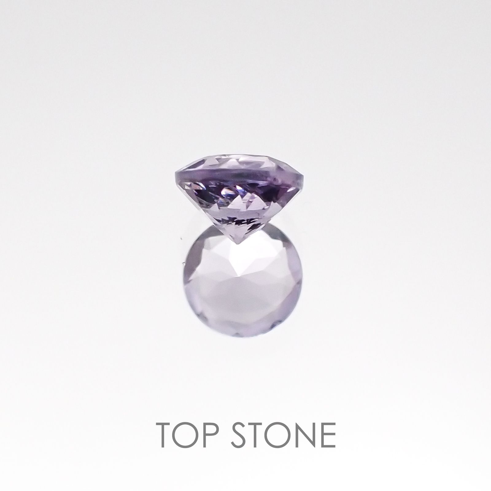 マリアライト(宝石名パープル・スキャポライト) スリランカ産 0.24ct 識別済[20117687]4.1×4mm前後