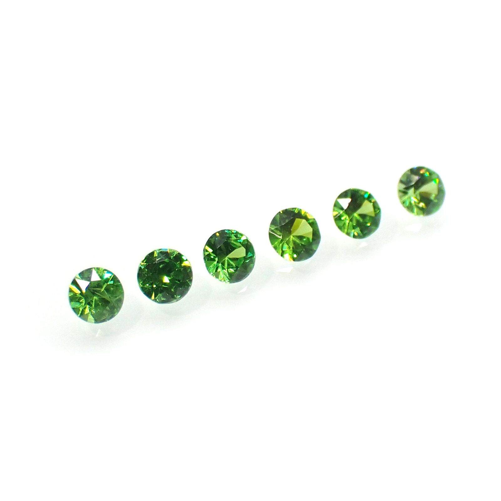 ◆ランダムセレクト-Limited edition-◆<先着30個>デマントイドガーネット ロシア産 約0.020ct[230823280]1.6x1.6mm前後