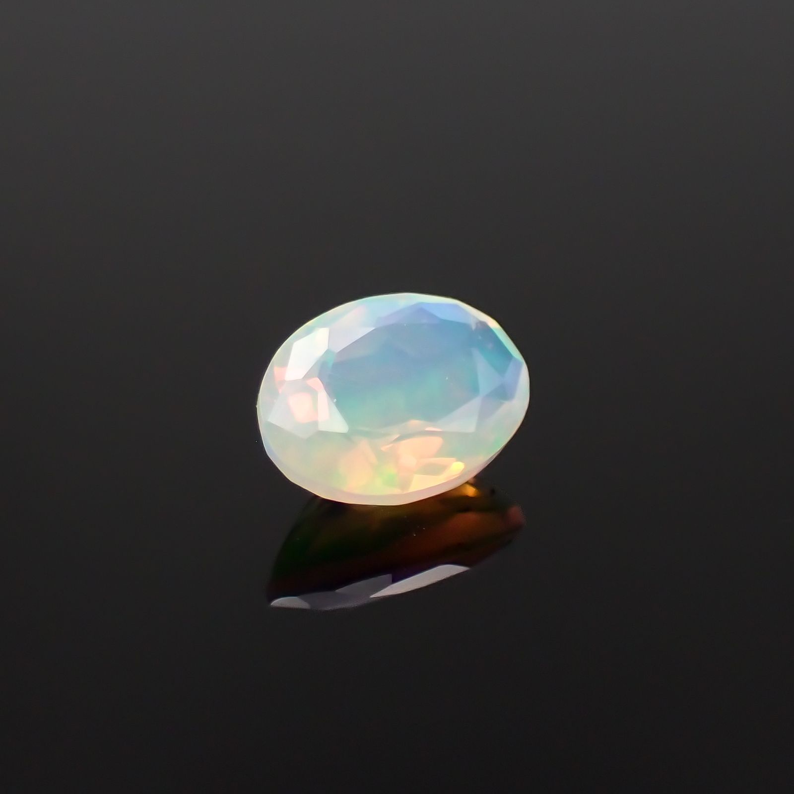 エチオピアオパール エチオピア産 0.45ct[230522193]6.7x4.9mm前後
