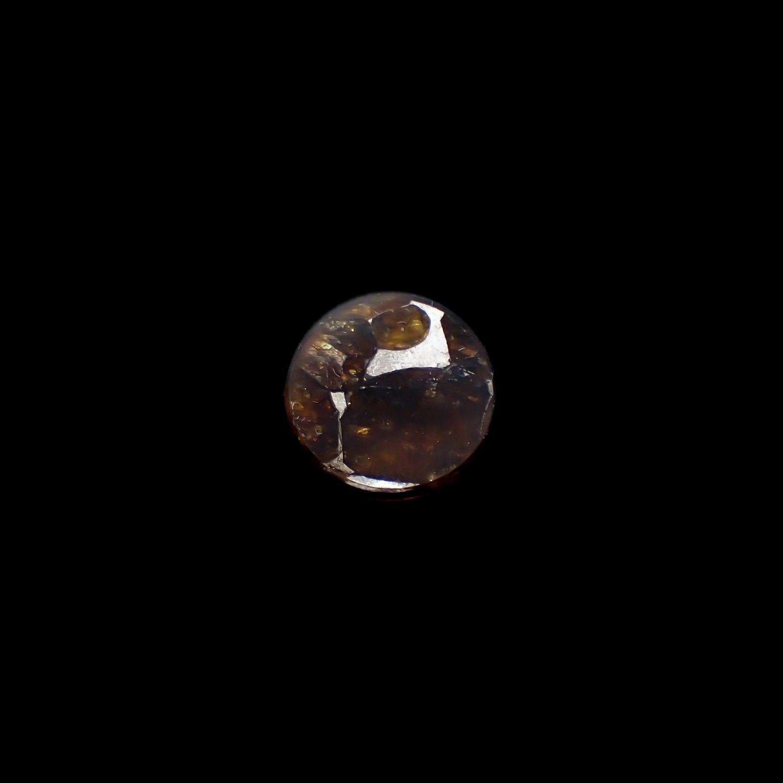 パラサイト隕石Sericho トリプレット 発見地:ケニア 4.77ct[240527646]12.1x12.1mm前後
