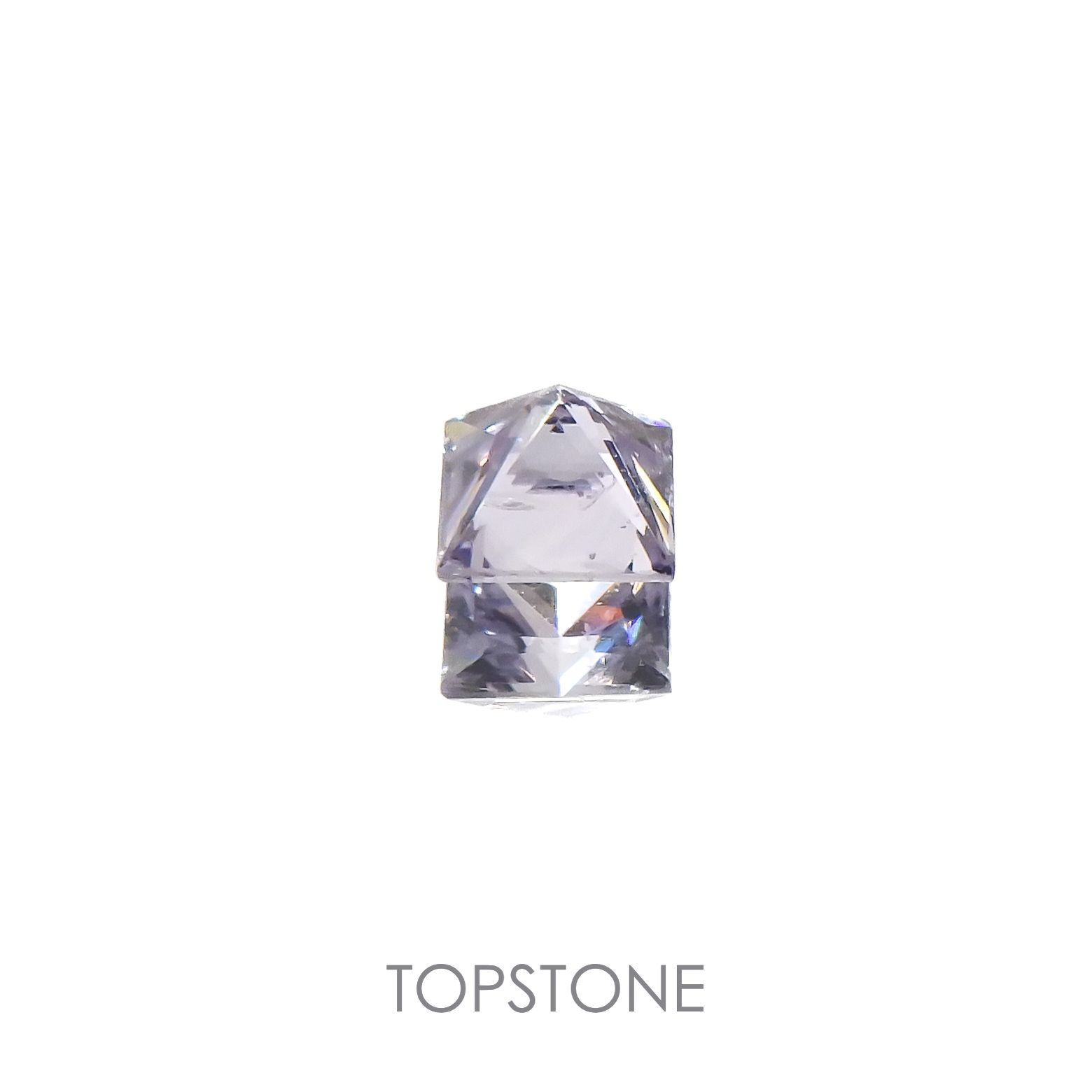 ◇プリンセスカット◇アイスラベンダーサファイア(宝石名サファイア)東アフリカ産 0.18ct 識別済[220817375]2.9x2.9mm前後