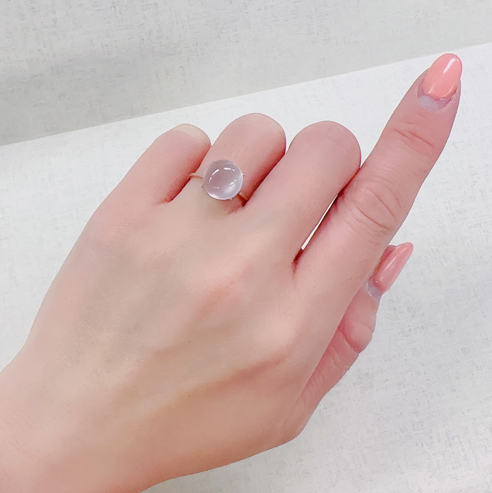 スターローズクォーツ マダガスカル産 4.68ct[230321226]10.1x10.1mm前後