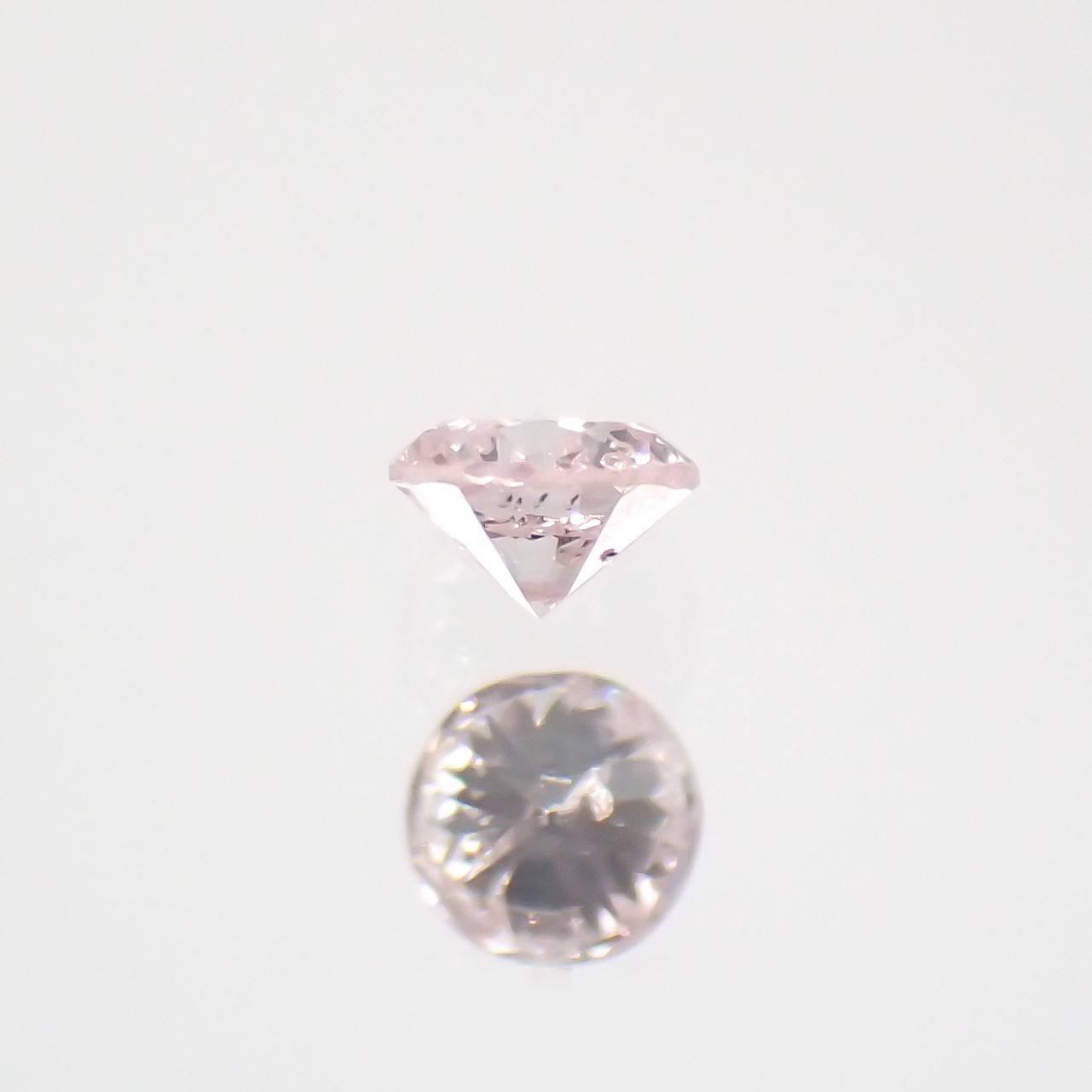 ピンクダイヤモンド I-1 / VERY LIGHT PINK ソーティング付き 産 ルース 0.037ct[210812236]2×2mm前後